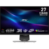 MSI MPG 274URDFWDE E16M QLED 27" 4K Ultra HD Moniteur gaming Blanc/noir, 1x DisplayPort, 2x HDMI, 1x USB-C, 2x USB-A, 160 Hz, 68,6 cm (27"), 3840 x 2160 pixels, 4K Ultra HD, LED, 0,5 ms, Noir, Blanc