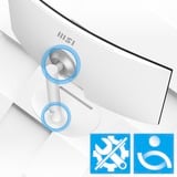 MSI Modern MD342CQPWDE écran plat de PC 86,4 cm (34") 3440 x 1440 pixels UltraWide Quad HD LCD Blanc Moniteur incurvé  Blanc, 86,4 cm (34"), 3440 x 1440 pixels, UltraWide Quad HD, LCD, 4 ms, Blanc