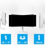 MSI Modern MD342CQPWDE écran plat de PC 86,4 cm (34") 3440 x 1440 pixels UltraWide Quad HD LCD Blanc Moniteur incurvé  Blanc, 86,4 cm (34"), 3440 x 1440 pixels, UltraWide Quad HD, LCD, 4 ms, Blanc