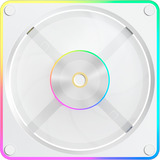 Ocypus Sigma F12 ARGB ventilateur de boîtier Blanc, 120 x 120 x 25 mm, PWM
