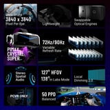 Pimax Crystal Super 50PPD, Casque VR Noir