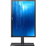 Samsung 24" Moniteur Noir, 1x DisplayPort, 1x DVI, 1x VGA, 2x USB-A