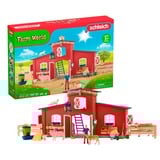 Schleich FARM WORLD Ranch Américain, Jeu de construction Maison de jeux posée au sol, 3 an(s), Multicolore