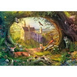 Schmidt Spiele Château de conte de fées et magie de la forêt, Puzzle 