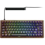 Sharkoon clavier gaming Bois/Noir, Layout DE, Gateron G Pro 3.0 Yellow