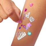 Spin Master Shimmer Me Body Art Cool Maker, Bricolage Cool Maker Shimmer Me Body Art, Kit de tatouage pour enfants, 7 an(s), Multicolore