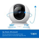 TP-Link TC71 caméra de sécurité Dôme Caméra de sécurité IP Intérieure 2304 x 1296 pixels Bureau, Caméra de surveillance Blanc/Noir, Caméra de sécurité IP, Intérieure, Sans fil, Amazon Alexa & Google Assistant, 2400 MHz, Bureau