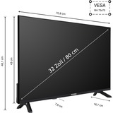 Telefunken  32" TV QLED Noir