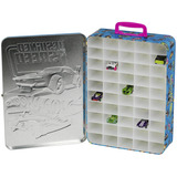 Theo Klein Coffret de collection de voitures Hot Wheels grand modèle, Valise Bleu/Rose