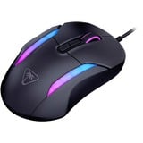 Turtle Beach Kone II - Souris Gaming RGB Ergonomique Filaire, Capteur Optique 26000 DPI, Interrupteurs Optiques 100 M de Clics, 23 Entrées Personnalisables, Molette 4D, Patins en PTFE pur - Noir Noir, Capteur Optique 26000 DPI, Interrupteurs Optiques 100 M de Clics, 23 Entrées Personnalisables, Molette 4D, Patins en PTFE pur - Noir, Droitier, Optique, USB Type-A, 26000 DPI, Noir