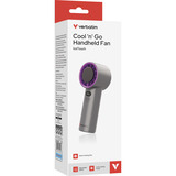 Verbatim Cool n Go IceTouch, Ventilateur Gris/Violet