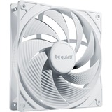 be quiet! Pure Wings 3 PWM high-speed ventilateur de boîtier Blanc, 140 x 140 x 25 mm, Ventilateur, 14 cm, 1800 tr/min, 122,6 m³/h, Blanc
