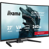 iiyama G-Master GCB2784HSU-B1 27" Moniteur gaming incurvé Noir, 1x DisplayPort, 2x HDMI, 2x USB-A, 240 Hz, 68,6 cm (27"), 1920 x 1080 pixels, Full HD, LCD, Noir