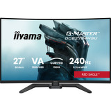 iiyama G-Master GCB2784HSU-B1 27" Moniteur gaming incurvé Noir, 1x DisplayPort, 2x HDMI, 2x USB-A, 240 Hz, 68,6 cm (27"), 1920 x 1080 pixels, Full HD, LCD, Noir