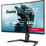 iiyama G-Master GCB2784HSU-B1 27" Moniteur gaming incurvé Noir, 1x DisplayPort, 2x HDMI, 2x USB-A, 240 Hz, 68,6 cm (27"), 1920 x 1080 pixels, Full HD, LCD, Noir
