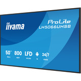 iiyama LH5066UHSB-B1AG, Affichage public Noir (Mat)