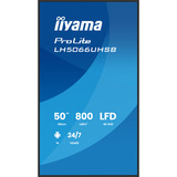 iiyama LH5066UHSB-B1AG, Affichage public Noir (Mat)