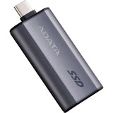 ADATA SC750 500 Go USB Type-C 3.2 Gen 2 (3.1 Gen 2) Gris SSD externe Noir/Titane, 500 Go, USB Type-C, 3.2 Gen 2 (3.1 Gen 2), 1050 Mo/s, 10 Gbit/s, Gris
