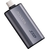 ADATA SC750 500 Go USB Type-C 3.2 Gen 2 (3.1 Gen 2) Gris SSD externe Noir/Titane, 500 Go, USB Type-C, 3.2 Gen 2 (3.1 Gen 2), 1050 Mo/s, 10 Gbit/s, Gris