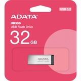 ADATA UR350-32G-RSR/BK, Clé USB Nickel/Noir