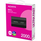 ADATA  SSD externe Noir