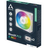 ARCTIC BioniX P14 A-RGB ventilateur de boîtier Blanc, 140 x 140 x 28 mm, PWM