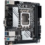 ASUS PRIME H610I-PLUS-CSM Intel H610 LGA 1700 mini ITX carte mère socket 1700 Intel, LGA 1700, Intel® Celeron®, Intel® Core™ i3, Intel® Core™ i5, Intel® Core™ i7, Intel® Core™ i9,..., DDR5-SDRAM, 96 Go, DIMM