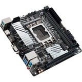 ASUS PRIME H610I-PLUS-CSM Intel H610 LGA 1700 mini ITX carte mère socket 1700 Intel, LGA 1700, Intel® Celeron®, Intel® Core™ i3, Intel® Core™ i5, Intel® Core™ i7, Intel® Core™ i9,..., DDR5-SDRAM, 96 Go, DIMM