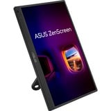 ASUS ZenScreen MB169CK écran plat de PC 39,6 cm (15.6") 1920 x 1080 pixels Full HD LCD Noir Moniteur Noir, 1x Mini HDMI, 2x USB-C, 39,6 cm (15.6"), 1920 x 1080 pixels, Full HD, LCD, 5 ms, Noir