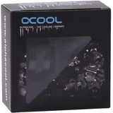 Alphacool 17473 pièce et accessoire pour systèmes de refroidissement d'ordinateurs Raccord, Connexion Noir, Raccord, Laiton, Noir, 1/4", 23 mm, 2,6 cm