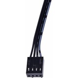 Alphacool Ventilateur Core 140mm PWM 2500rpm ventilateur de boîtier Noir, 140 x 140 x 25 mm