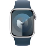 Apple Series 9, Smartwatch Argent/bleu foncé