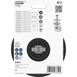 Bosch 2 608 601 716 accessoire pour meuleuse d'angle Assiette-support, Patin de ponçage Assiette-support, 12,5 cm, Bosch, Noir, 12250 tr/min, Plastique