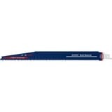 Bosch 2 608 900 394 Lame de scie sauteuse, à chantourner et sabre Lames de scie sabre Carbone 1 pièce(s) Lames de scie sabre, Bois de construction avec clous, Plastique renforcé en fibre de verre, Plastique, Carbone, Bleu, 6 - 8, 3 mm