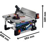 Bosch GTS 18V-70, 0601B44100, Scie circulaire de table Bleu