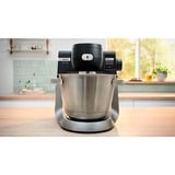 Bosch Serie 6 MUMS6ZS13D robot de cuisine 1600 W 5,5 L Noir, Acier inoxydable Balances intégrées Noir/en acier inoxydable, 5,5 L, Noir, Acier inoxydable, 3,5 kg, 2,5 kg, Erreur, Oui, 6,35 cm (2.5")