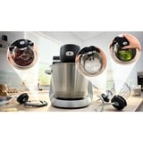 Bosch Serie 6 MUMS6ZS13D robot de cuisine 1600 W 5,5 L Noir, Acier inoxydable Balances intégrées Noir/en acier inoxydable, 5,5 L, Noir, Acier inoxydable, 3,5 kg, 2,5 kg, Erreur, Oui, 6,35 cm (2.5")
