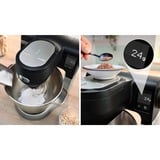 Bosch Serie 6 MUMS6ZS13D robot de cuisine 1600 W 5,5 L Noir, Acier inoxydable Balances intégrées Noir/en acier inoxydable, 5,5 L, Noir, Acier inoxydable, 3,5 kg, 2,5 kg, Erreur, Oui, 6,35 cm (2.5")