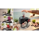 Bosch Serie 6 MUMS6ZS13D robot de cuisine 1600 W 5,5 L Noir, Acier inoxydable Balances intégrées Noir/en acier inoxydable, 5,5 L, Noir, Acier inoxydable, 3,5 kg, 2,5 kg, Erreur, Oui, 6,35 cm (2.5")