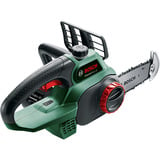 Bosch UniversalChain 18, Scie à chaîne Vert/Noir, 20 cm, 4,5 m/s, 1,1 mm, 0,08 L, Batterie, 3,7 m/s²