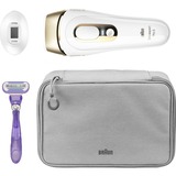 Braun Silk-expert Pro 81677897 épilateur léger Lumière pulsée Blanc, Or, Dépilatoire Blanc/Or, Blanc, Or, Lumière pulsée, Abdomen, Arrière de la cuisse, Bikini, Fessiers, Cuisse avant, Intérieur des avant-bras,..., Royaume-Uni, NIET gebruiken op:• hoofdhuid, wenkbrauwen of andere plekken bij of rondom de ogen. Gebruik op..., Secteur