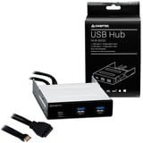 Chieftec MUB-3003 hub & concentrateur USB 3.2 Gen 2 (3.1 Gen 2) Type-A 10000 Mbit/s Noir, Panneau avant Noir, USB 3.2 Gen 2 (3.1 Gen 2) Type-A, USB 3.2 Gen 1 (3.1 Gen 1) Type-A, USB 3.2 Gen 2 (3.1 Gen 2) Type-C, 10000 Mbit/s, Noir, Métal, Plastique, 102 mm