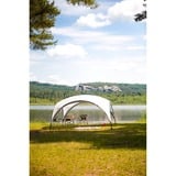 Coleman Event Shelter XL 4500 x 4500 m Blanc Polyester, Pavillon Gris clair/gris, Blanc, Monochromatique, Polyester, Acier, 4500 x 4500 m, 22 kg