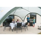 Coleman Event Shelter XL 4500 x 4500 m Blanc Polyester, Pavillon Gris clair/gris, Blanc, Monochromatique, Polyester, Acier, 4500 x 4500 m, 22 kg