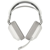 Corsair HS80 MAX Wireless, Casque gaming Blanc, 2.4 GHz | Bluetooth | RGB | Pc | Mac | PS5 | PS4 | mobile