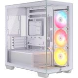 Corsair  boîtier midi tower Blanc | 1x USB-A | 1x USB-C | Window