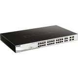 D-Link DGS-1250-28XMP Géré L3 Gigabit Ethernet (10/100/1000) Connexion Ethernet, supportant l'alimentation via ce port (PoE) Noir, Switch Géré, L3, Gigabit Ethernet (10/100/1000), Full duplex, Connexion Ethernet, supportant l'alimentation via ce port (PoE), Grille de montage