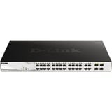 D-Link DGS-1250-28XMP Géré L3 Gigabit Ethernet (10/100/1000) Connexion Ethernet, supportant l'alimentation via ce port (PoE) Noir, Switch Géré, L3, Gigabit Ethernet (10/100/1000), Full duplex, Connexion Ethernet, supportant l'alimentation via ce port (PoE), Grille de montage