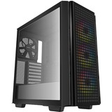 DeepCool CG540, Moyenne tour Noir, 2x USB-A 3.2 (5 Gbit/s), Audio, Window-kit