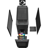 DeepCool CG540, Moyenne tour Noir, 2x USB-A 3.2 (5 Gbit/s), Audio, Window-kit